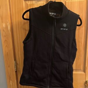 WOMEN'S HEATED FLEECE VEST 
Ororo Black Heated Vest with Battery
